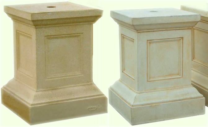 Sandstone marble pedestal A